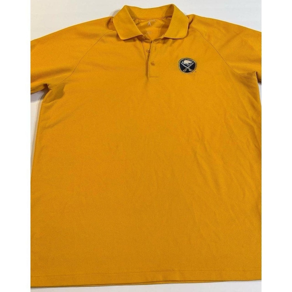 Buffalo Sabres Gold/Yellow Polo (Large) Antigua